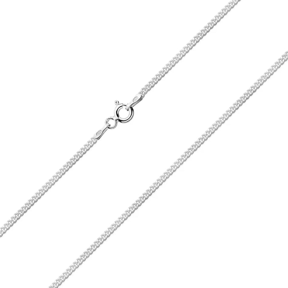 pánsky strieborný reťazový náramok curb 1,8 mm l086 925