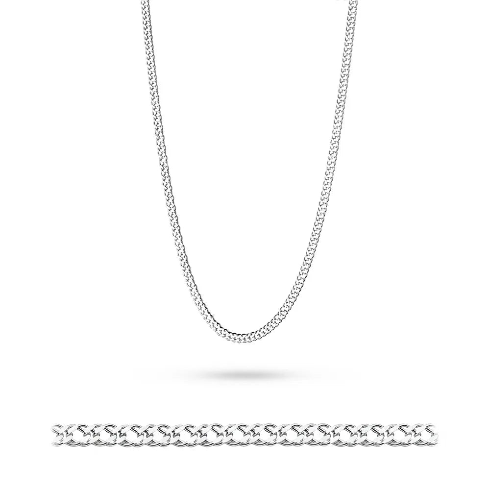 pánsky strieborný reťazový náramok 2,8 mm L232 925