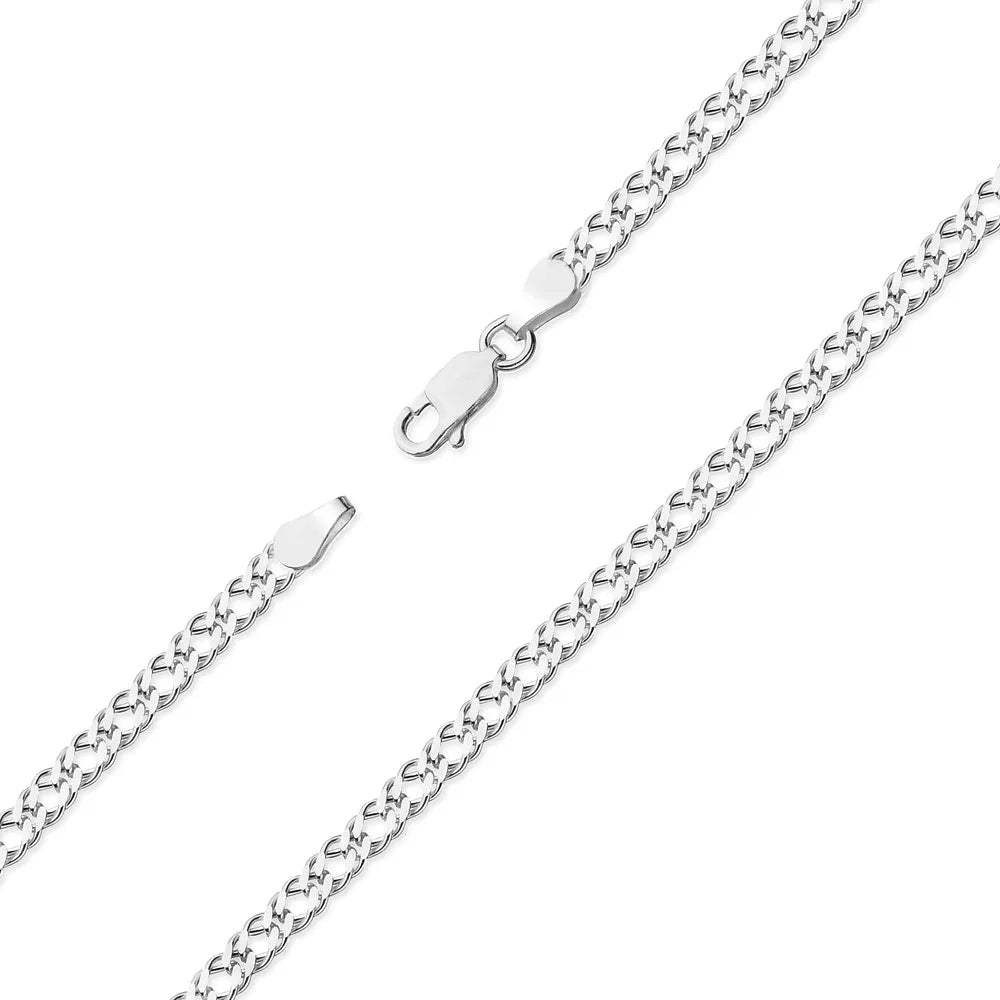pánsky strieborný reťazový náramok 2,8 mm L232 925