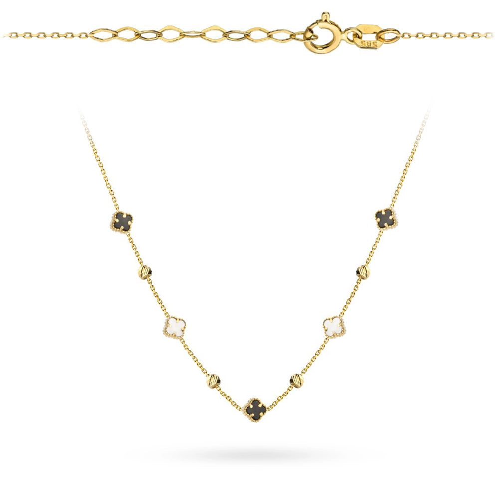 gold-necklace-with-black-and-white-clovers-n-gw-350-585