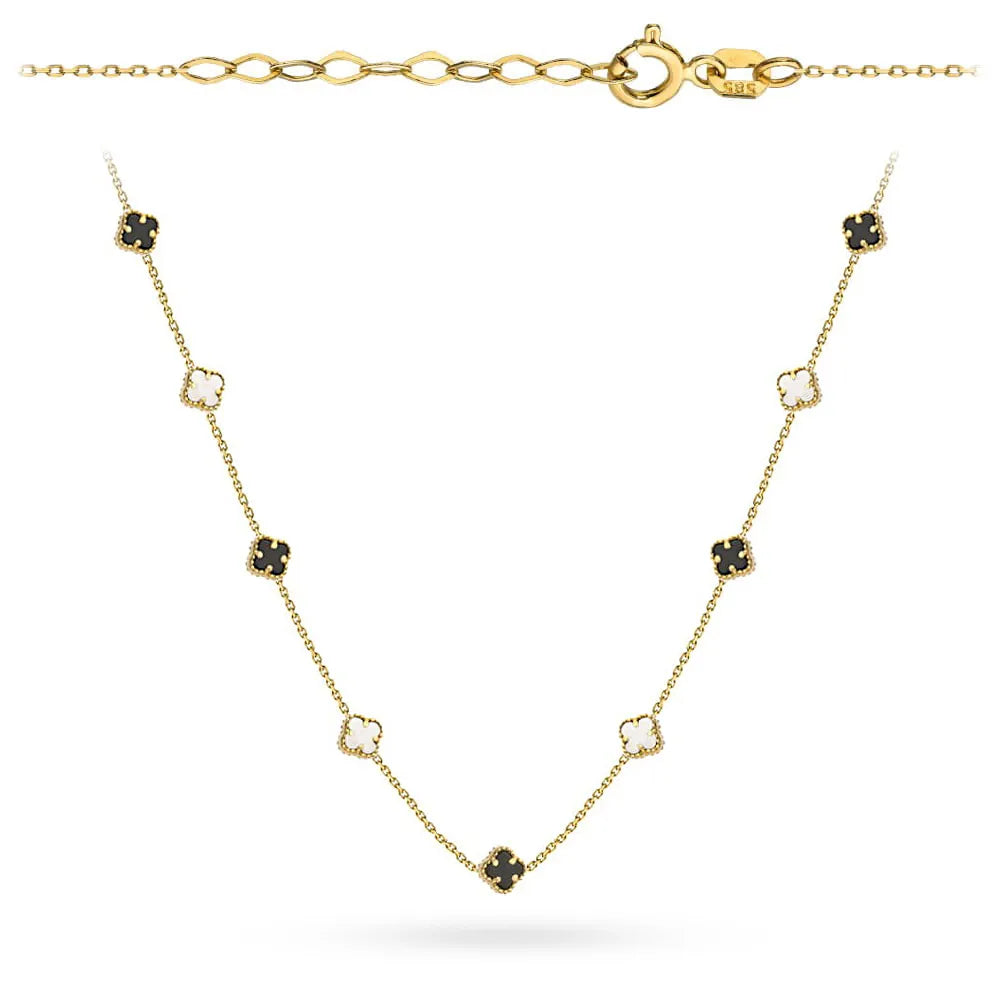gold-necklace-with-black-and-white-clovers-n-gw-350-585