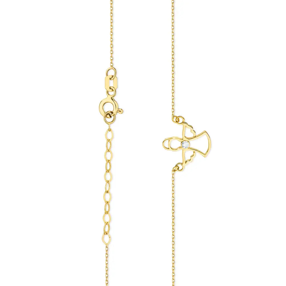 gold-necklace-with-diamond-angel-n0044