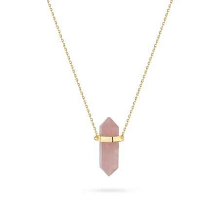 gold-plated-silver-necklace-with-pink-quartz-n182-925-rz
