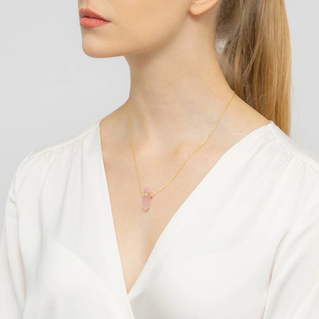 gold-plated-silver-necklace-with-pink-quartz-n182-925-rz