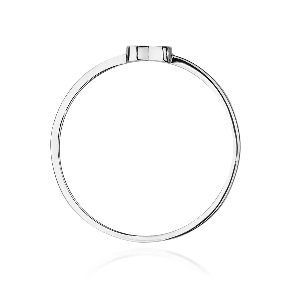 zlatý prsteň s čiernymi diamantmi p042-585-cb0-11