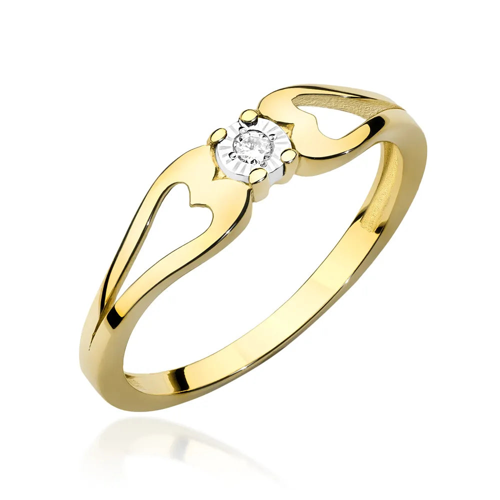 zlatý-prsteň-s-diamantom-0-03ct-p056-585-b0-03