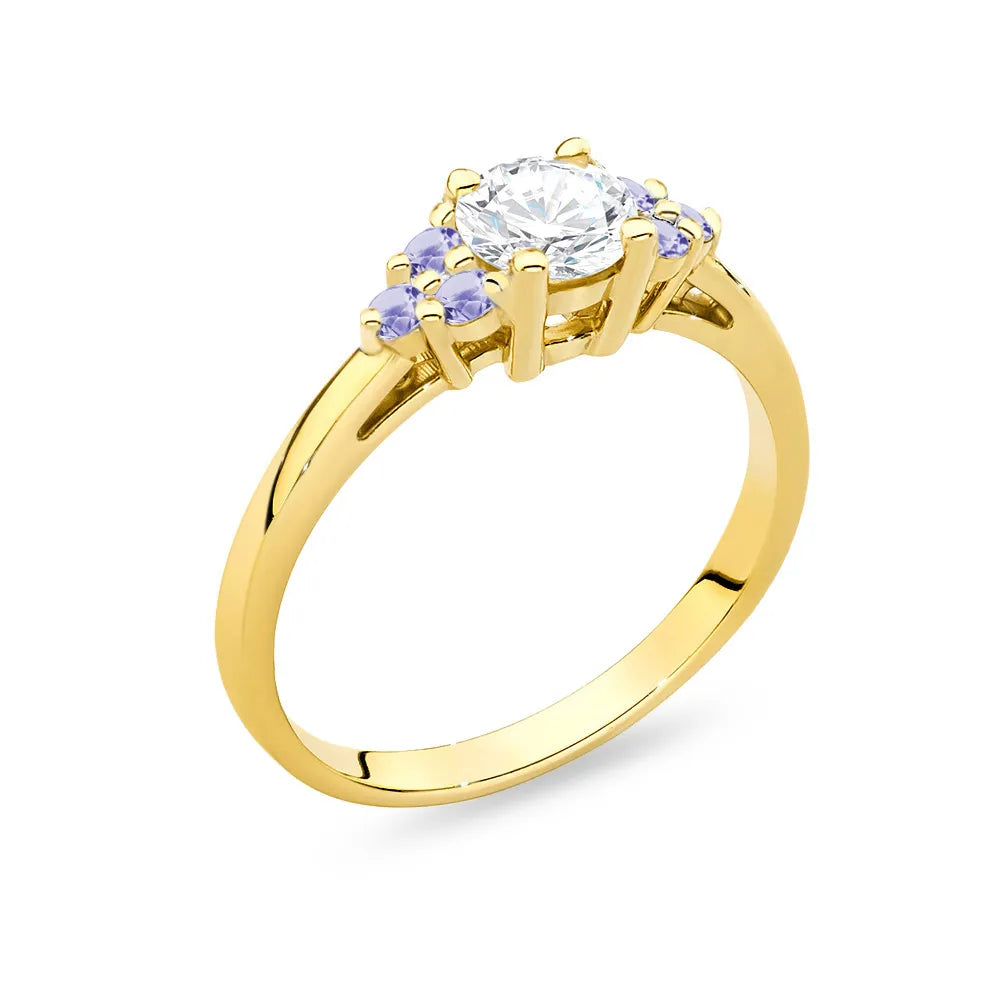gold-ring-with-white-sapphire-and-tansanites-p127