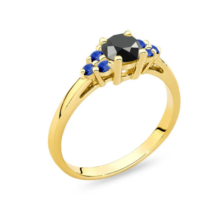 gold-ring-with-black-diamond-and-sapphires-p127