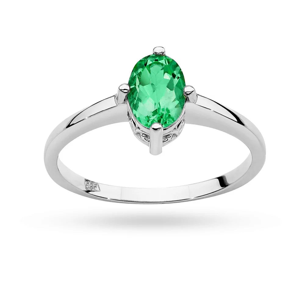 zlatý prsteň s 0,80 ct smaragdom p148 585 veľkosť 0,80