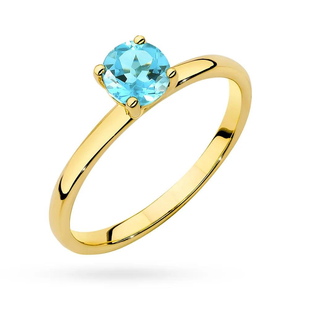 zlatý prsteň s 0,50 ct tanzanitom p149-585-ta0-50