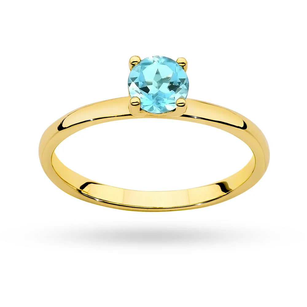 zlatý prsteň s 0,50 ct tanzanitom p149-585-ta0-50