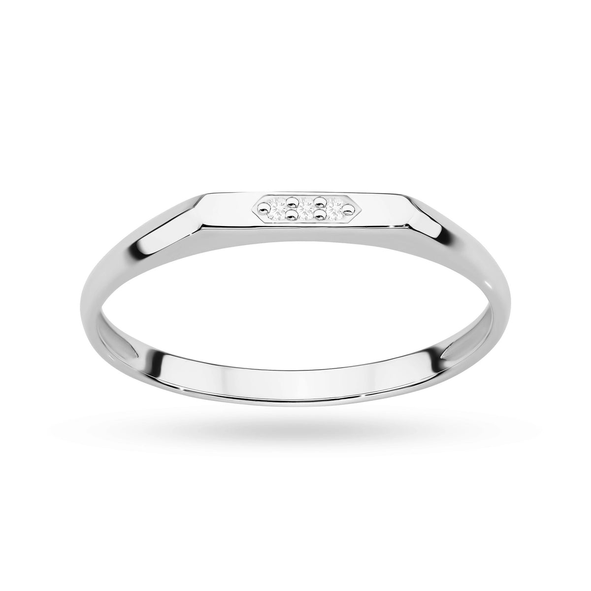 zlatý prsteň so 0,015 ct diamantmi p166-585-b0-015