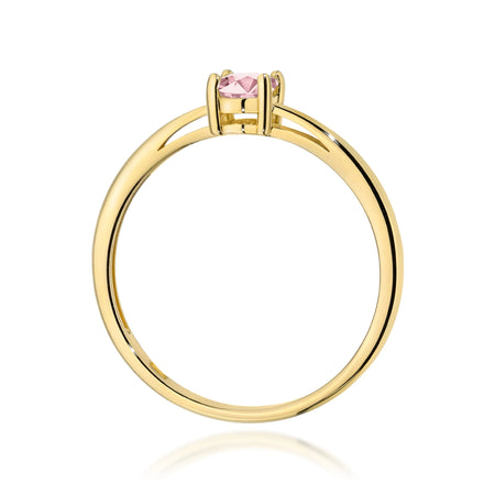 GREMARI 14K (585) Yellow Gold engagement ring with Oval 0.50 ct Lab-grown Diamond