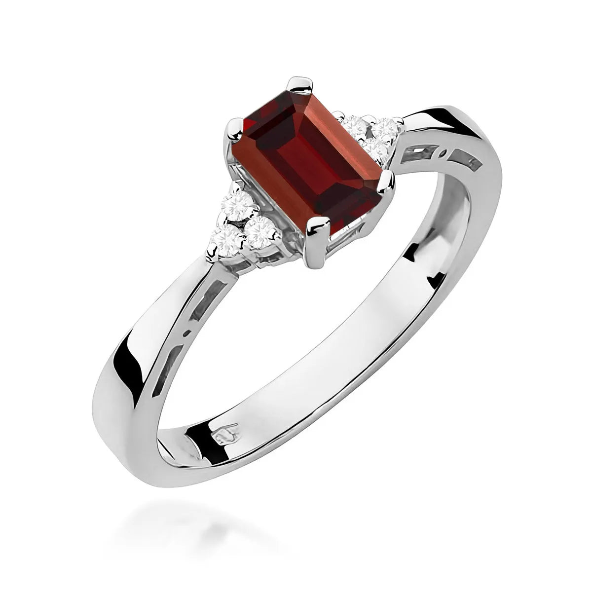 zlatý prsteň s topásom 0,65 ct a diamantmi - kópia