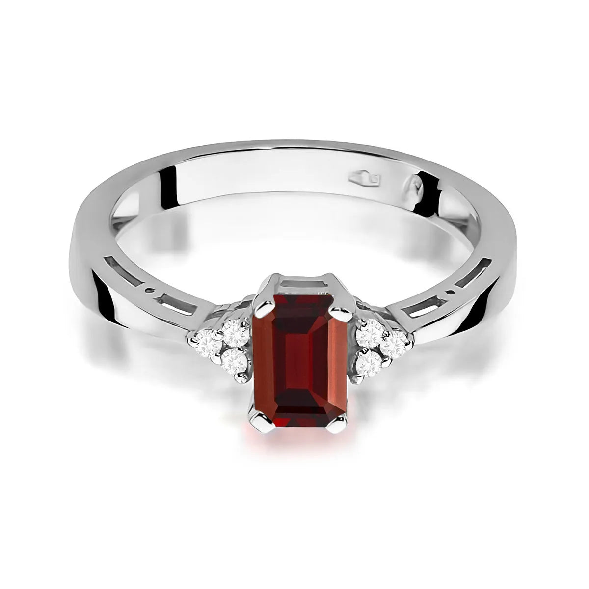 zlatý prsteň s topásom 0,65 ct a diamantmi - kópia