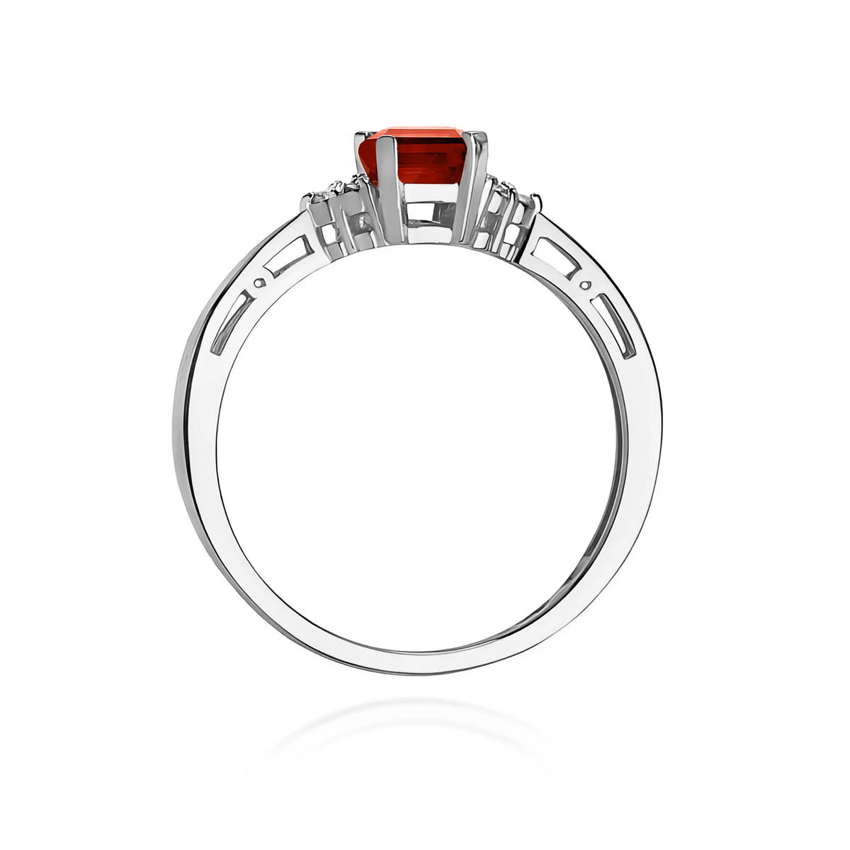 zlatý prsteň s topásom 0,65 ct a diamantmi - kópia