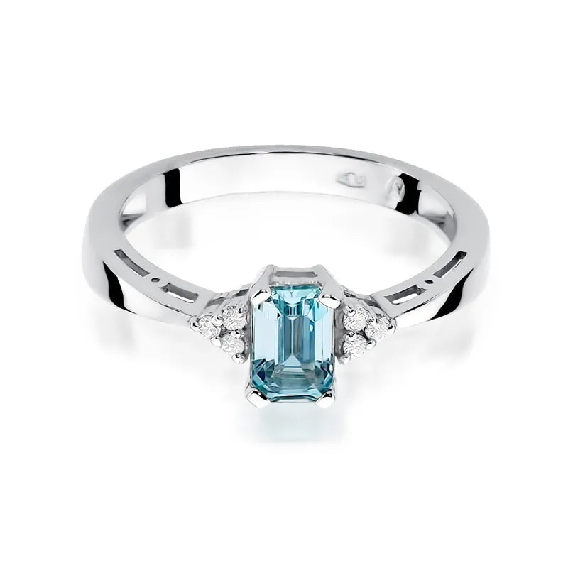 zlatý prsteň s topásom 0,65 ct a diamantmi w0002-tob-01
