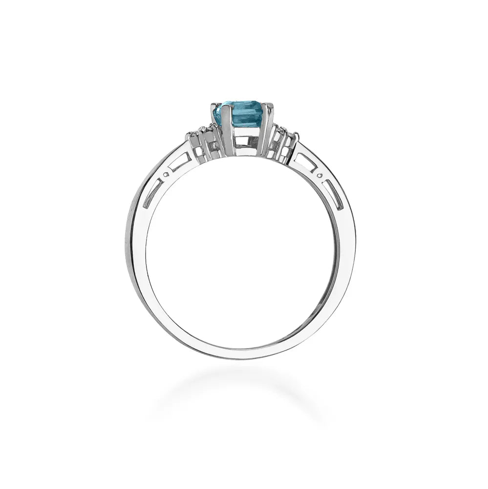 zlatý prsteň s topásom 0,65 ct a diamantmi w0002-tob-01