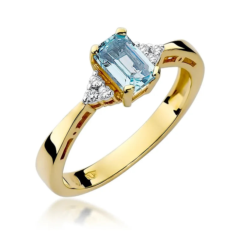 zlatý prsteň s topásom 0,65 ct a diamantmi w0002-tob-01