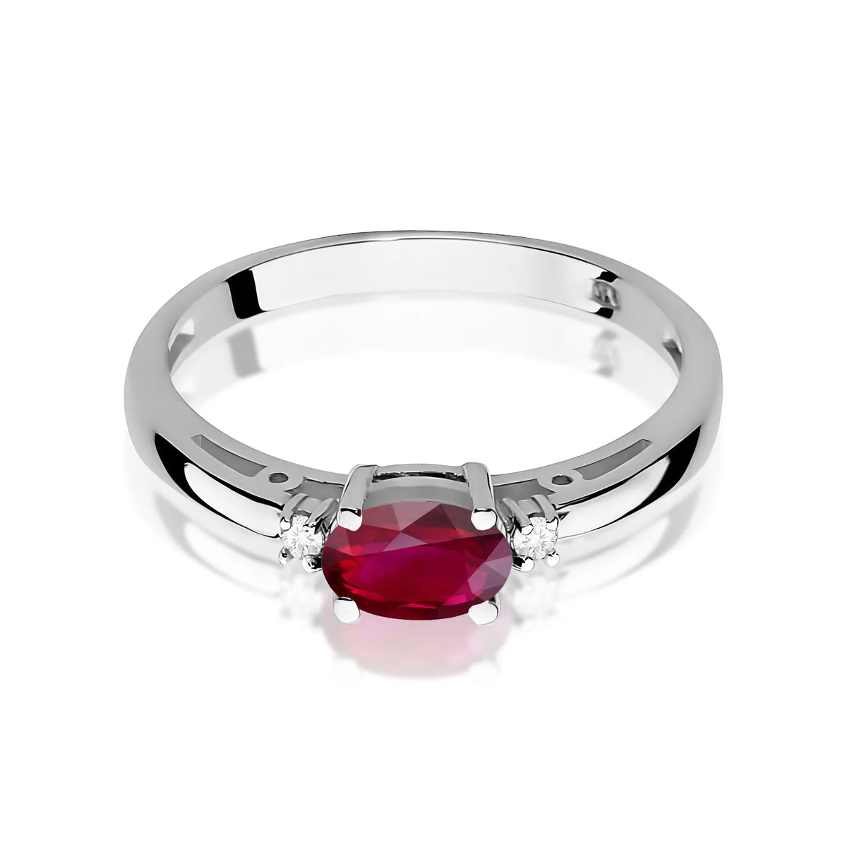zlatý prsteň s 0,60 ct rubínom a 0,029 ct diamantmi w0006-rur-01