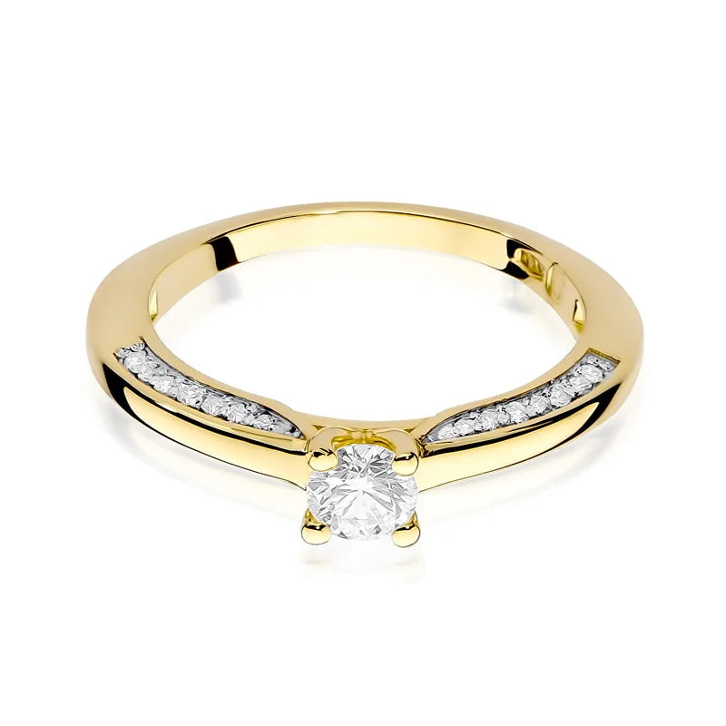 zlatý prsteň s 0,30 ct laboratórnym diamantom a 28 laboratórnymi diamantmi w0009-ldw-01