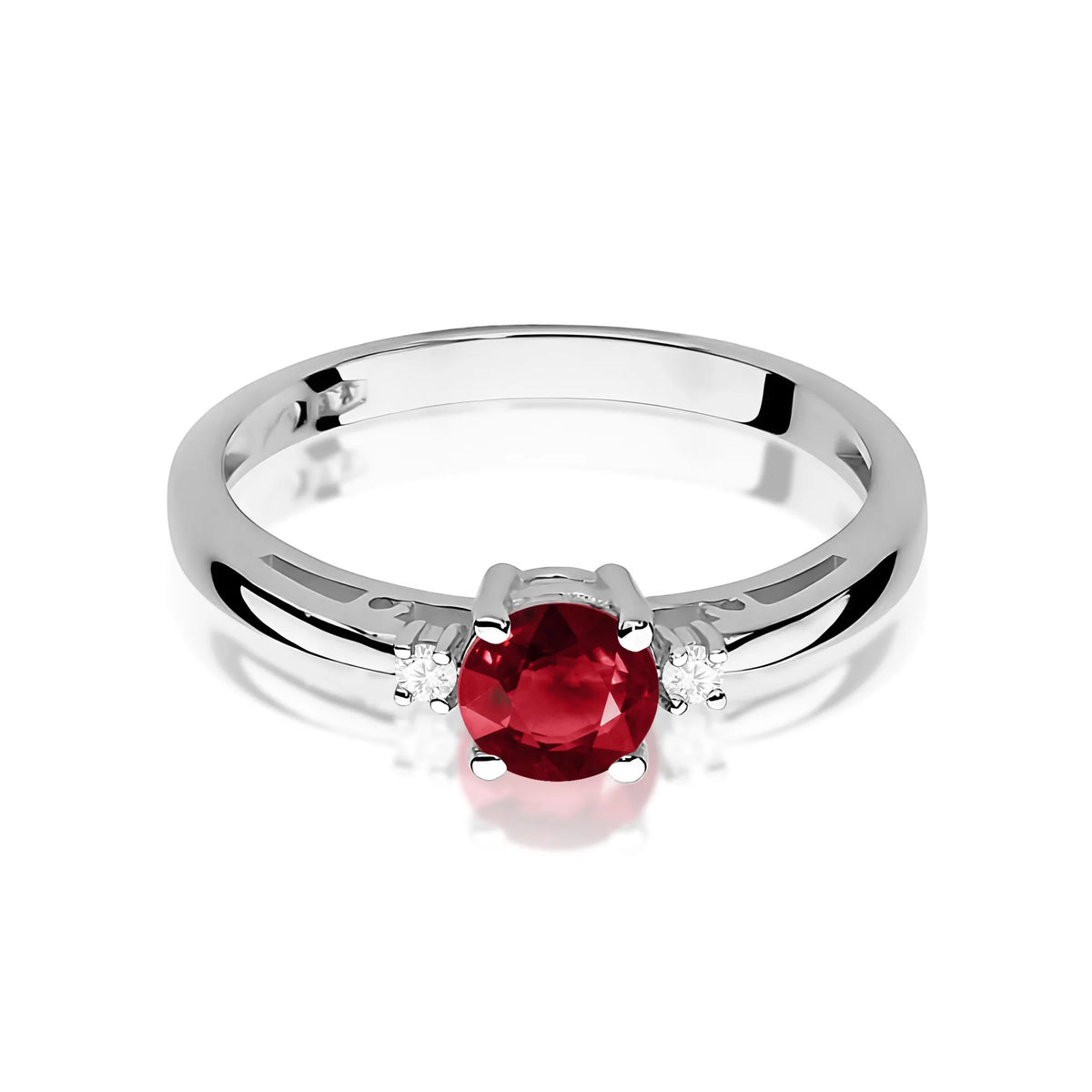 zlatý prsteň s 0,60 ct granátom a diamantmi w0010-gar-01