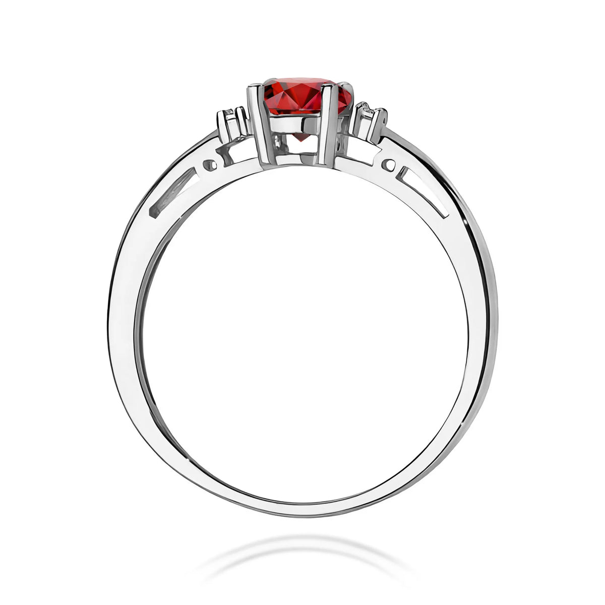 zlatý prsteň s 0,60 ct granátom a diamantmi w0010-gar-01