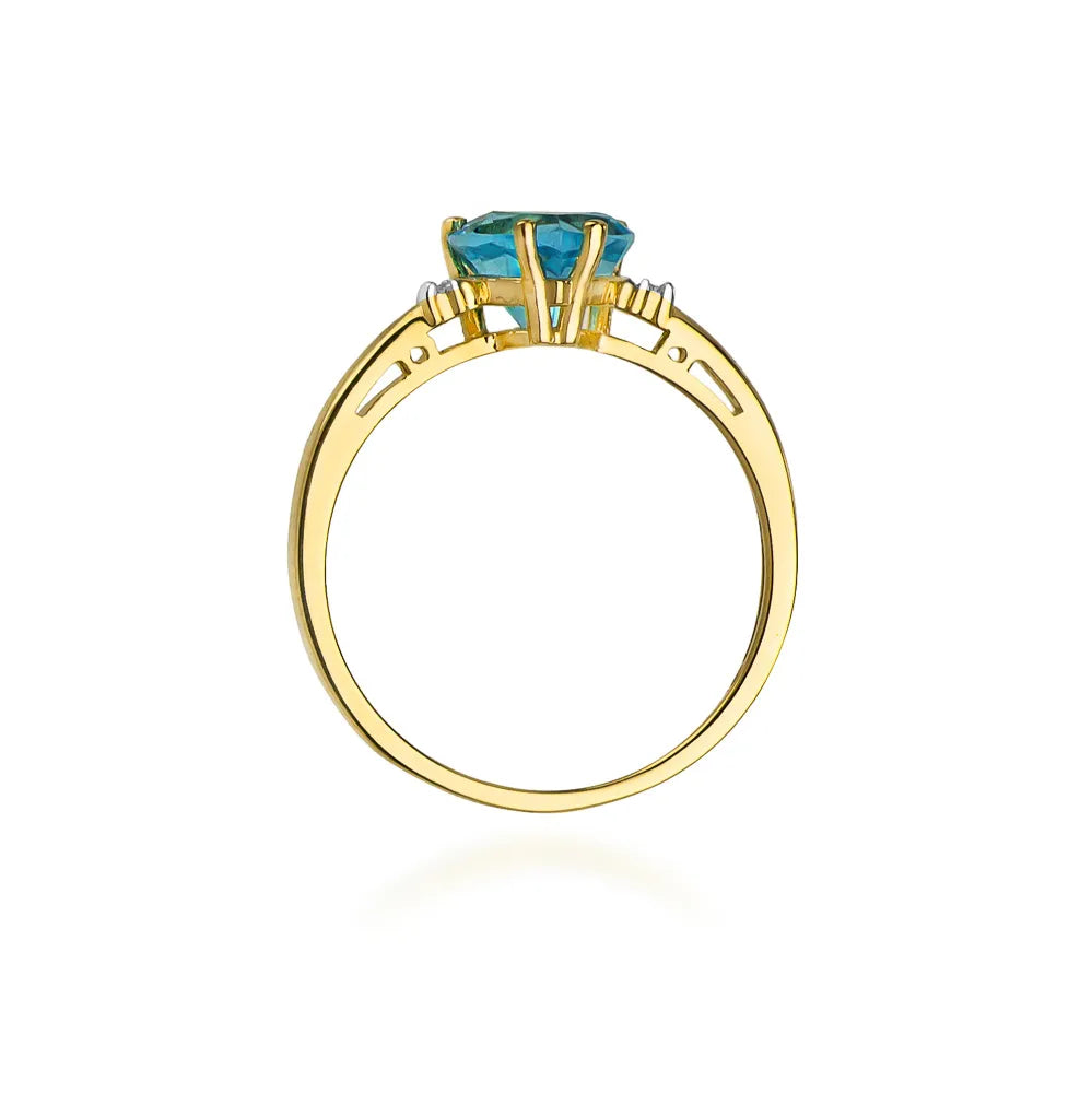 zlatý prsteň s 1,20 ct topásom a 0,029 ct diamantmi w0012-tob-01