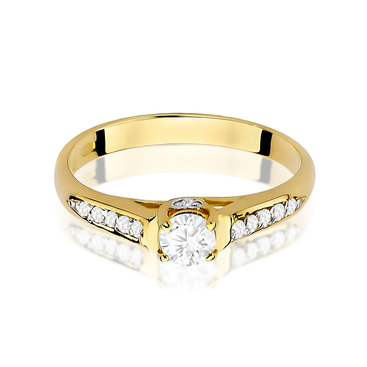 zlatý prsteň s diamantmi 0,23 ct a 0,103 ct w0016-diw-01
