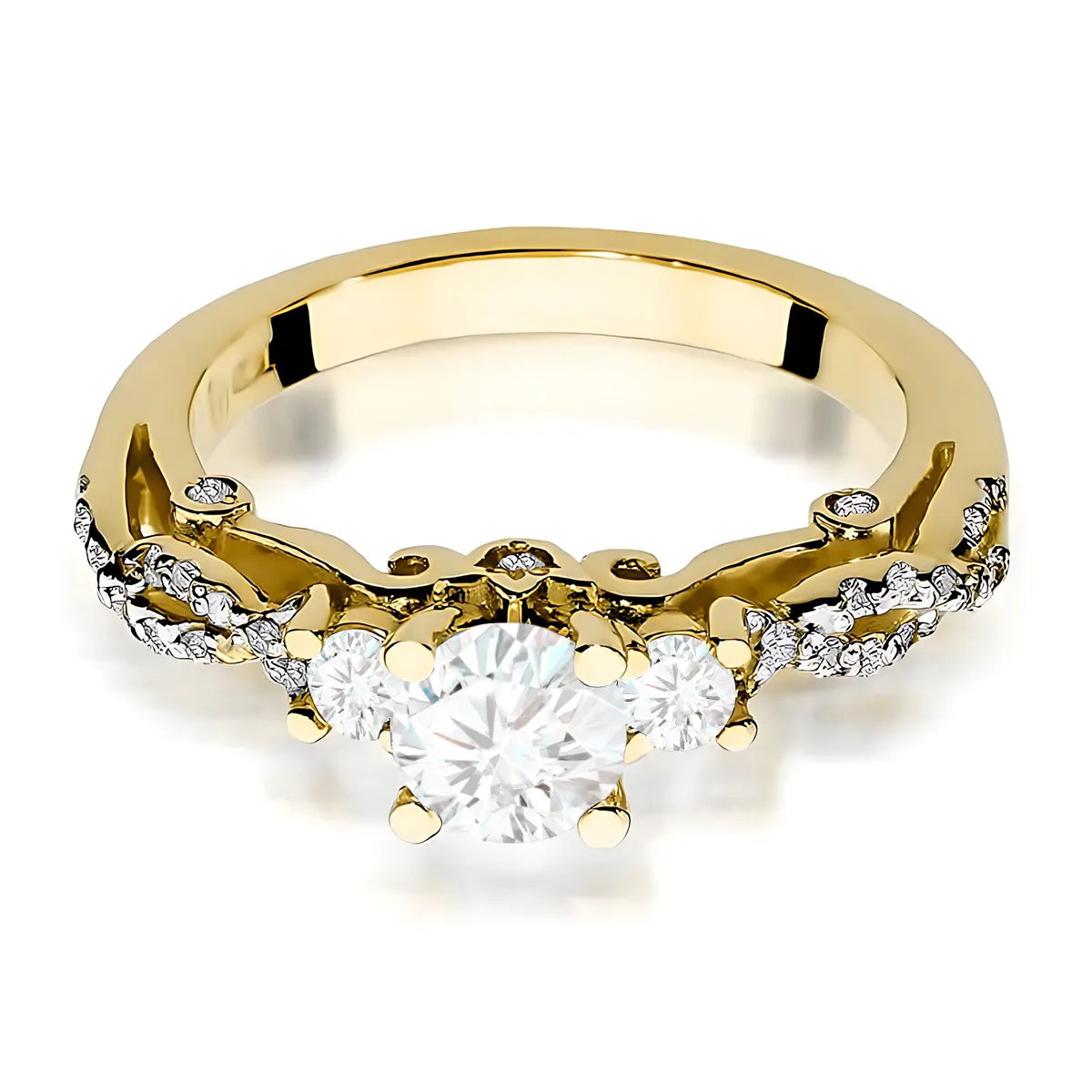 zlatý prsteň s 0,50 ct a 0,339 ct laboratórnymi diamantmi w0023-ldw-01