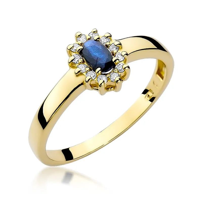zlatý prsteň s 0,30 ct zafírom a 0,103 ct diamantmi w0026-sab-01