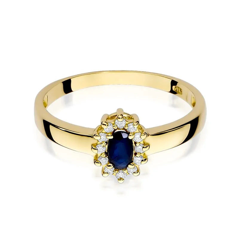 zlatý prsteň s 0,30 ct zafírom a 0,103 ct diamantmi w0026-sab-01