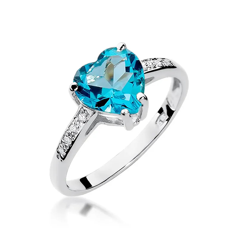 zlatý prsteň s 1,20 ct topásom a 0,04 ct diamantmi w0031-tob-01
