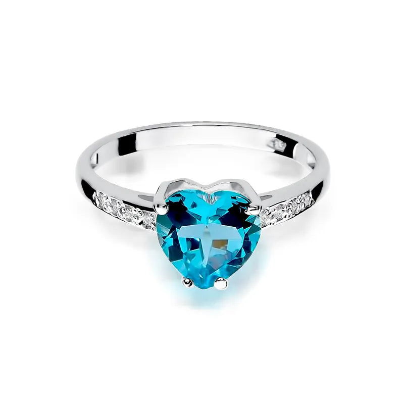 zlatý prsteň s 1,20 ct topásom a 0,04 ct diamantmi w0031-tob-01