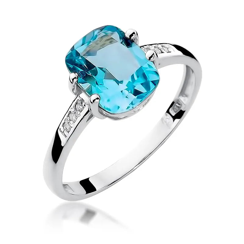 zlatý prsteň s 2,40 ct topásom a 0,03 ct diamantmi w0038-tob-01