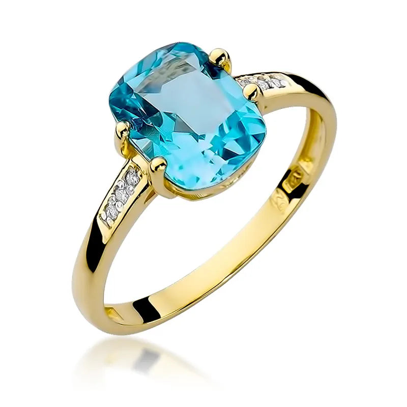 zlatý prsteň s 2,40 ct topásom a 0,03 ct diamantmi w0038-tob-01