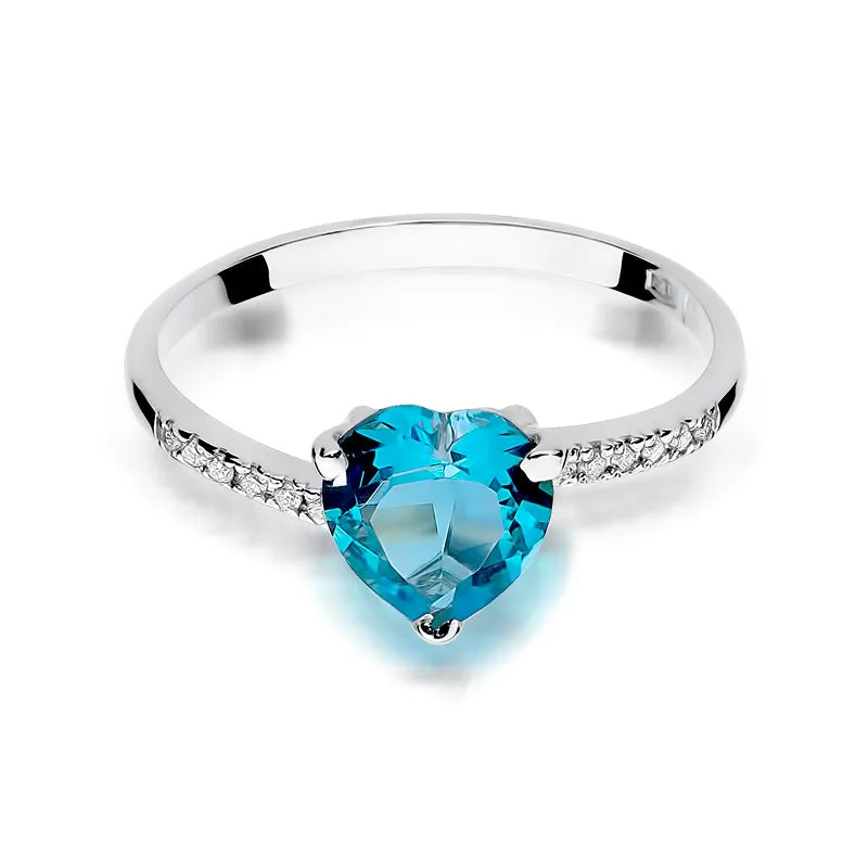 zlatý prsteň s 1,20 ct topásom a 0,06 ct diamantmi w0050-tob-01