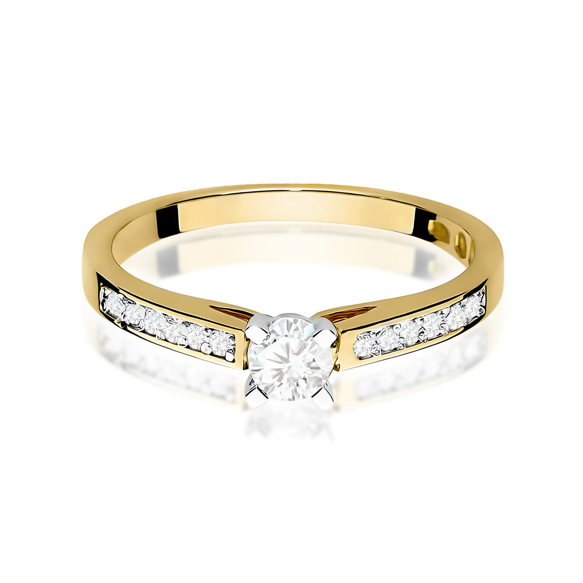 zlatý prsteň s diamantmi 0,30 ct a 0,06 ct w0052-diw-01