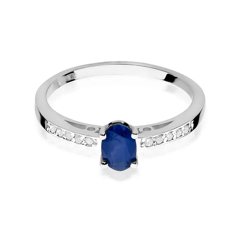 zlatý prsteň so zafírom 0,70 ct a diamantmi 0,05 ct w0067-sab-01