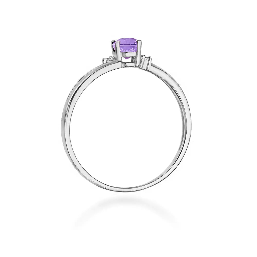 zlatý prsteň s 0,40 ct tanzanitom a 0,029 ct diamantmi w0068-tap-01