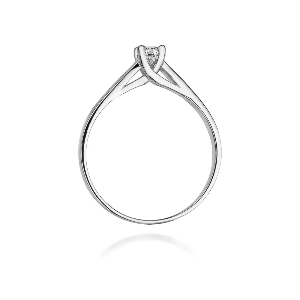 zlatý prsteň s diamantom 0,10 ct w0070-diw-01