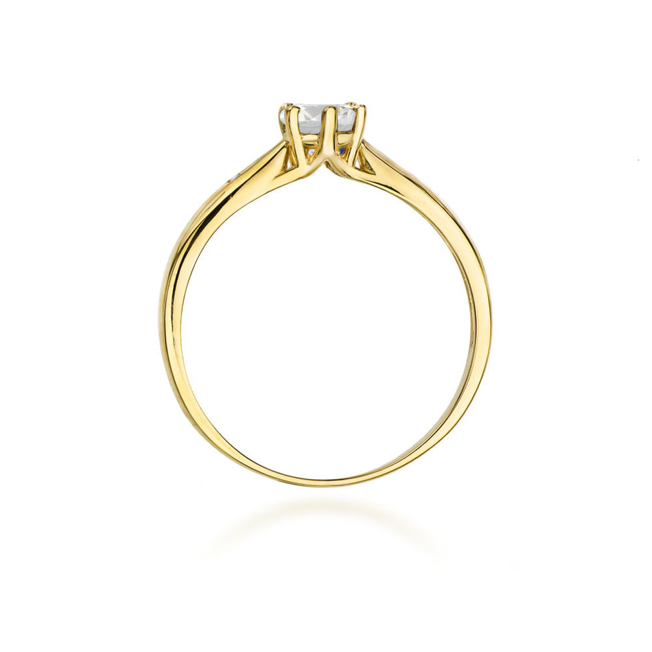 zlatý prsteň s 0,60 ct bielym zafírom a 0,01 ct diamantmi w0074-saw-01