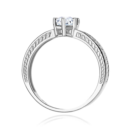 zlatý prsteň s 0,60 ct bielym zafírom a 0,08 ct diamantmi w0075-saw-01