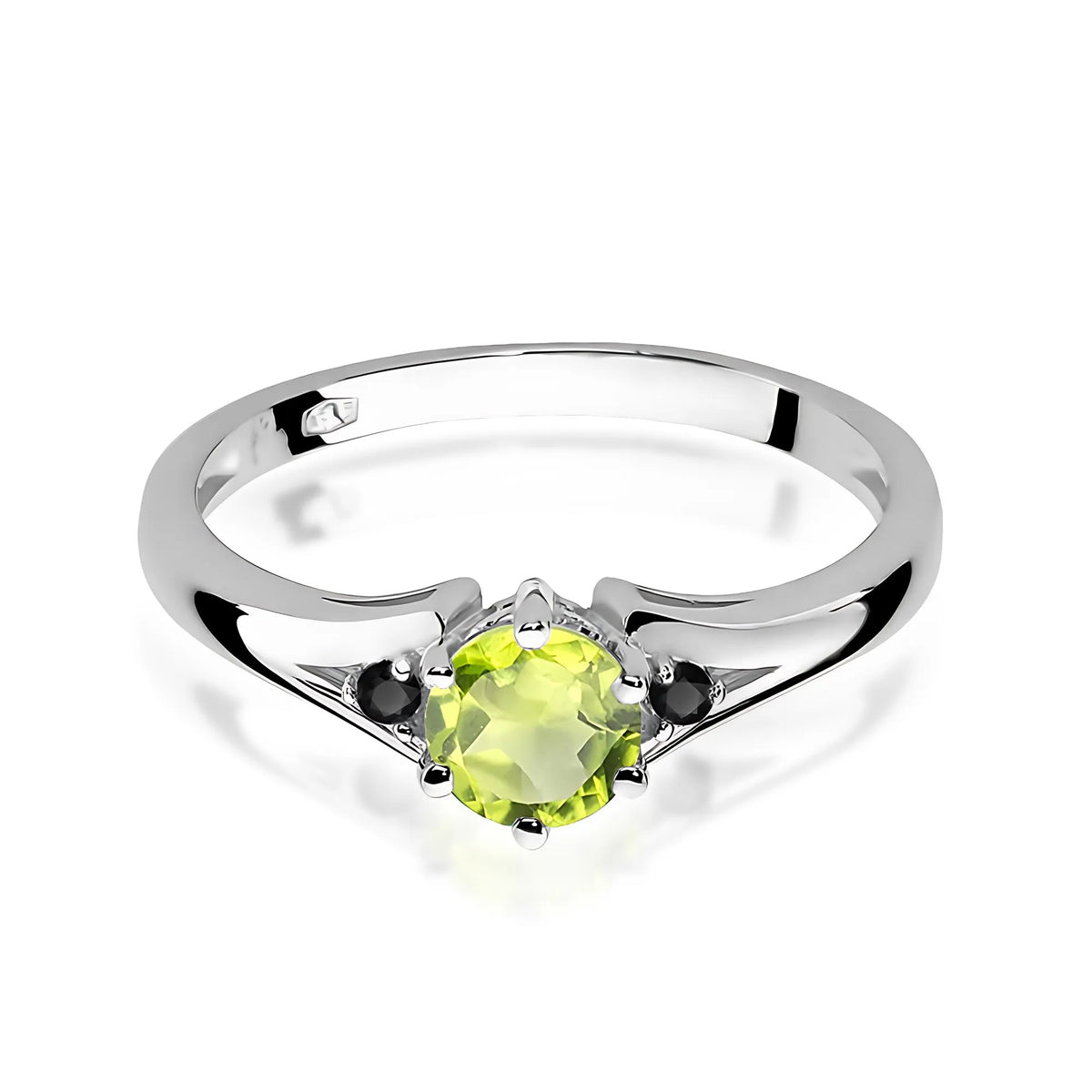 zlatý-prsteň-s-0-60ct-olivínom-a-čiernymi-diamantmi-w0076-peg-02
