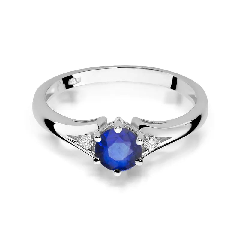 zlatý prsteň s 0,50 ct zafírom a diamantmi w0076-sab-01