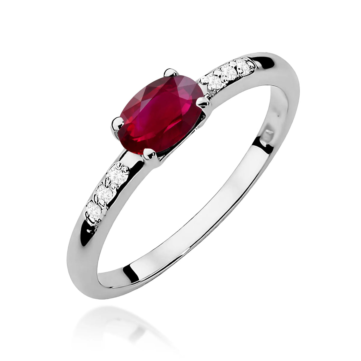 zlatý prsteň s 0,60 ct rubínom a 0,03 ct diamantmi w0077-rur-01
