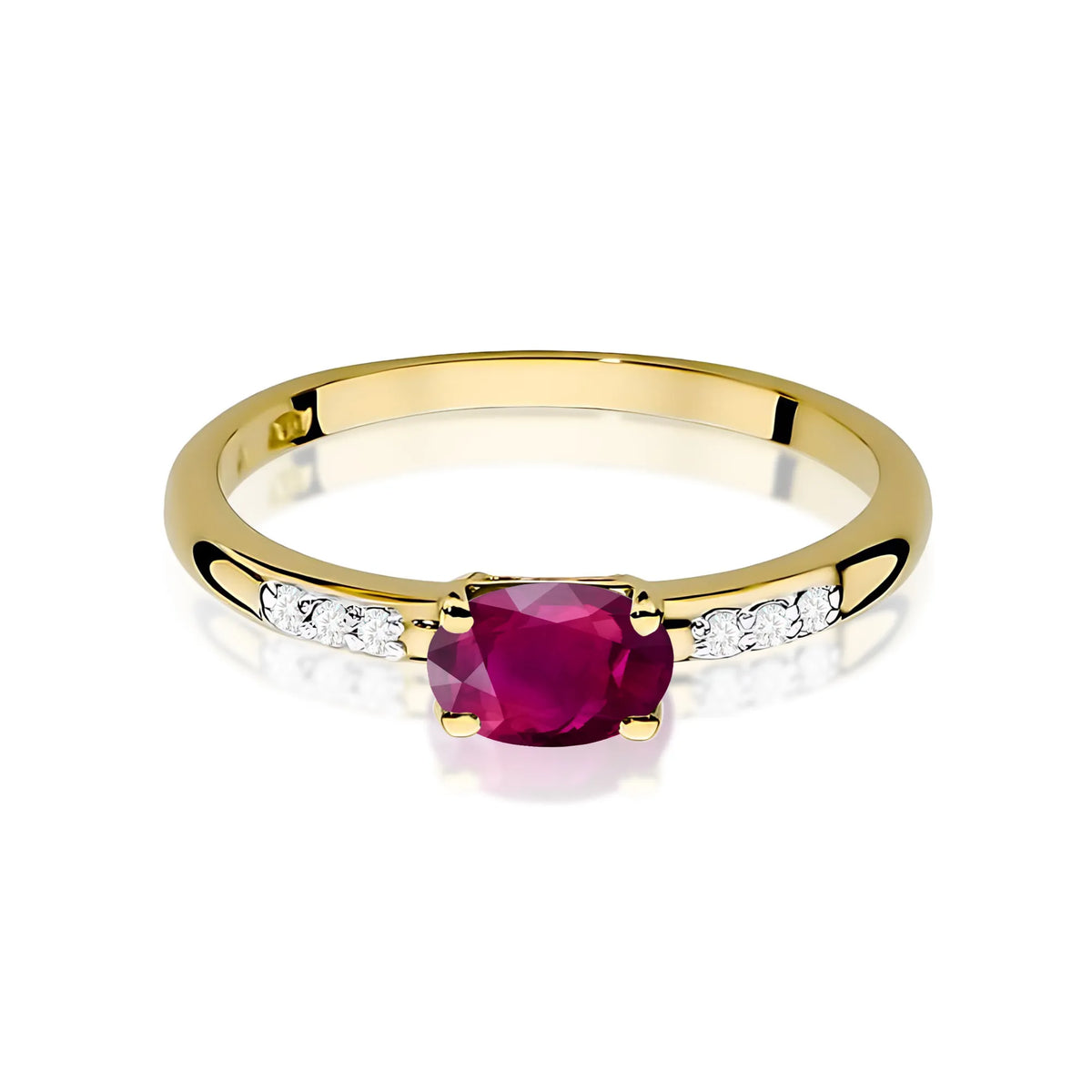zlatý prsteň s 0,50 ct rodolitom a 0,03 ct diamantmi w0077-rhr-01