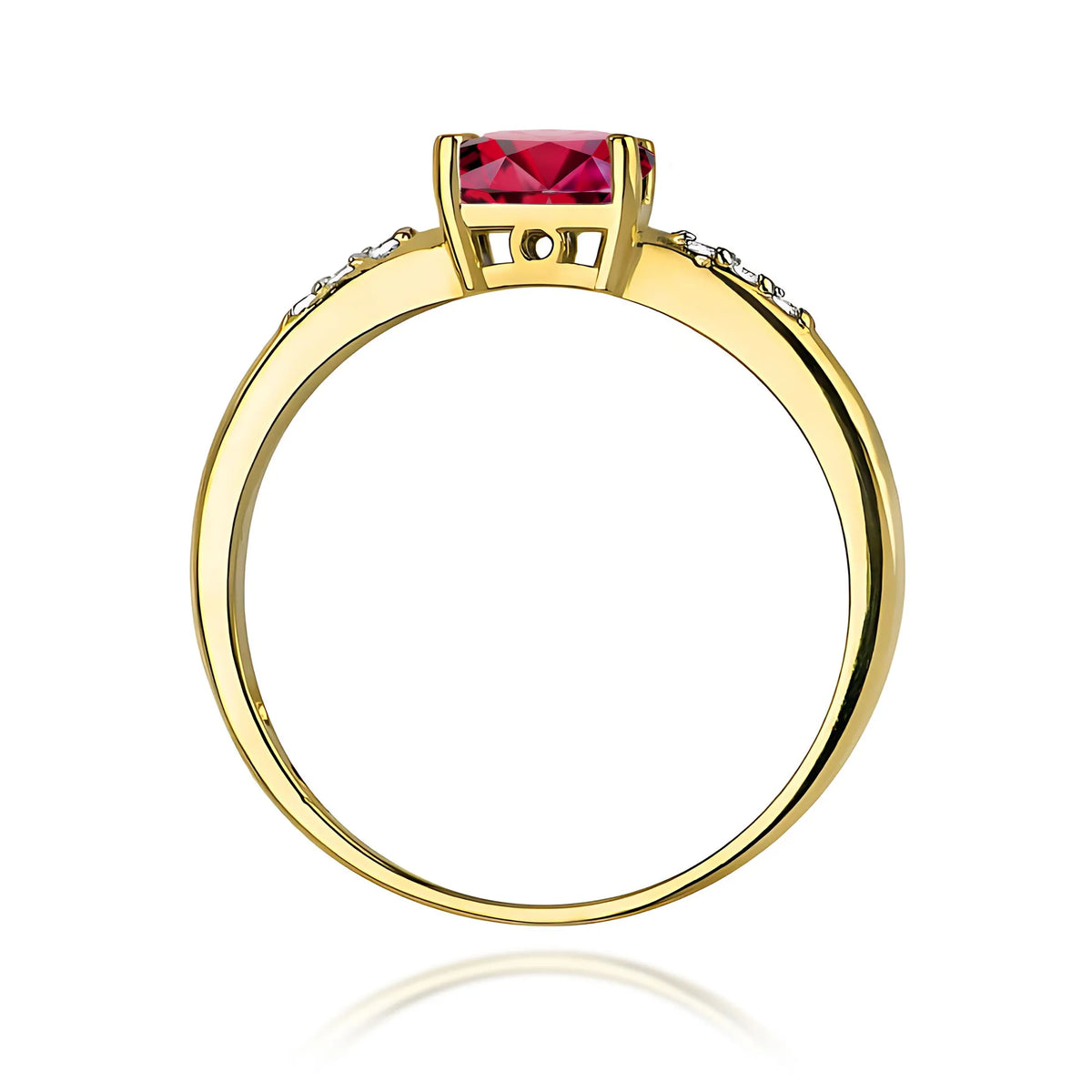 zlatý prsteň s 0,60 ct rubínom a 0,03 ct diamantmi w0077-rur-01