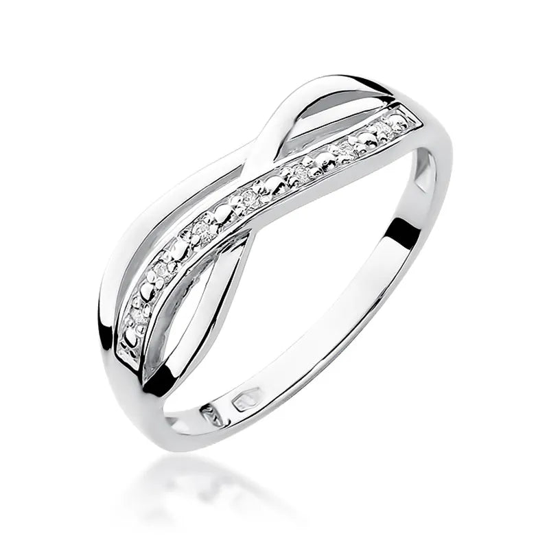 zlatý prsteň s diamantmi 0,06 ct w0090-diw-01