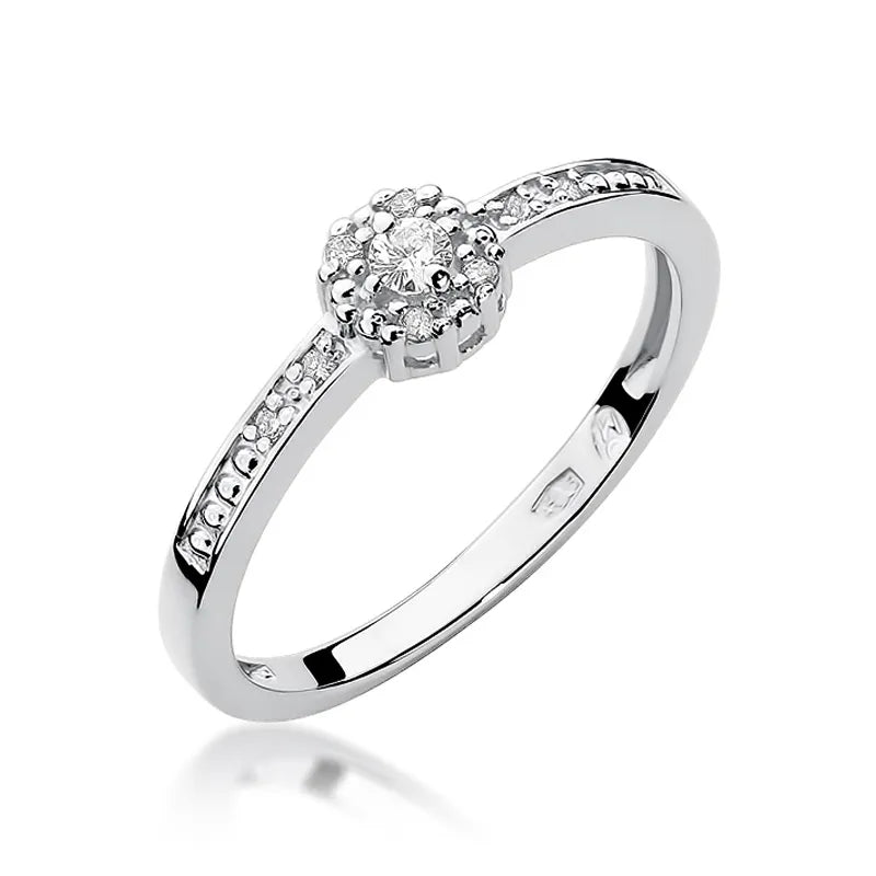 zlatý prsteň s diamantmi 0,04 ct a 0,054 ct w0091-diw-01